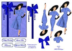 Lady Love in Blue