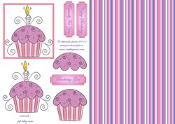 Birthday Cupcake Quick Card