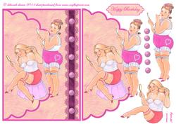 Ladies Night Envelope Card