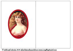 Vintage Girl 2 Insert
