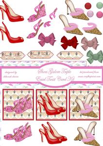 Shoes Galore Triple Easel Twist Card Kit