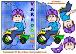 Birthday Boy Envelope Card