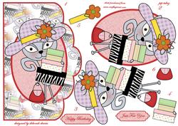 Shop Mad Kitty Scallop Edge Card