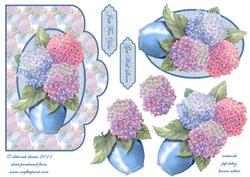Floral Vase Scallop Edge