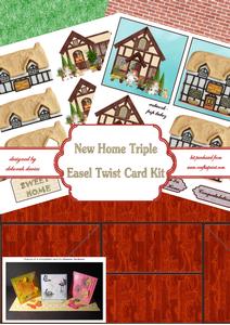 New Home Triple Easel Twist Card Kit