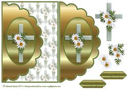 Floral Sympathy Envelope Card
