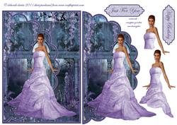 Lilac Fantasy Envelope Card