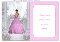 Pink Lady Insert with Verse