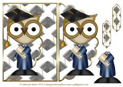 Male Graduate Owl