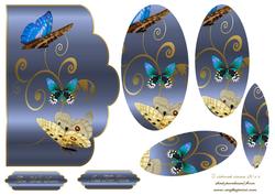 Butterfly Fantasy Scallop Edge