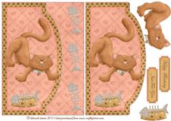 Hungry Cat Envelope Card