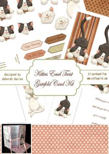 Kitty Easel Twist Gatefold Card Kit