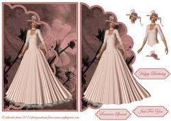 Pink Fantasy Envelope Card