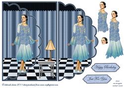 Chic Lady Envelope Card
