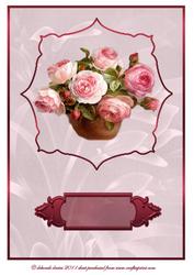 Bowl of Roses Cardfront