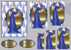 Elegant Lady Quick Card Pyramage