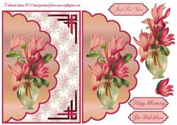 Floral Vase Envelope Cardfront
