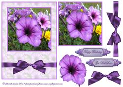 Petunia Breeze Quick Card