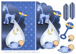Baby Boy Envelope Card