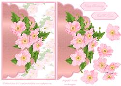Pink Dogwood Envelope Cardfront