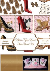 Kitties Triple Easel Twist Card Kit