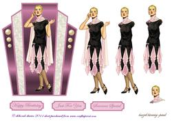 Pink Deco Card