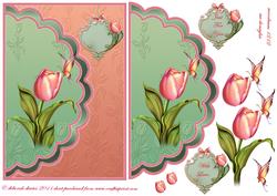 Stunning Floral Envelope Card