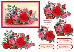 Floral Kitty