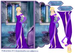 Fantasy Elegance in Purple