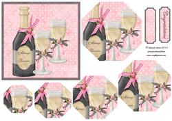 Champagne Pyramid Quick Card