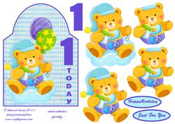 1st Birthday Ted