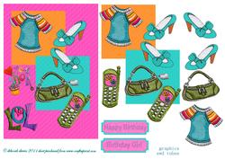 Girly Things Quick Card