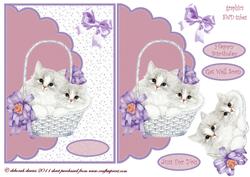 Cute Kitties Envelope Card