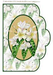 White Floral Topper
