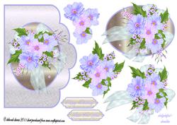 Blue Corsage