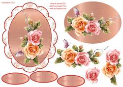 Floral Moonbeam Oval