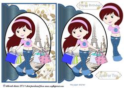Cute Paris Shopper