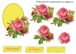 Florals on an Oval
