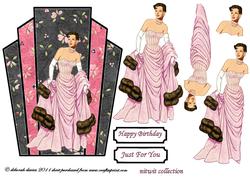 Floral Deco Lady
