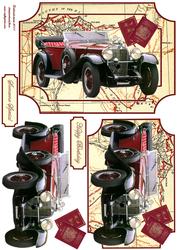 Image of cup251598_613 - Red Vintage Mecedes