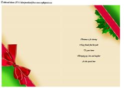 Christmas Holly Insert