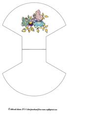Floral Butterfly Rock Insert