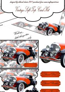 Vintage Soft Top Card Kit