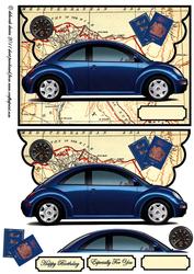 New Beetle Envelope Cardfront