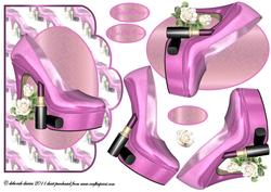 Glossy Pink Shoes