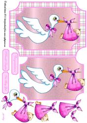 Baby Girl Quick Card