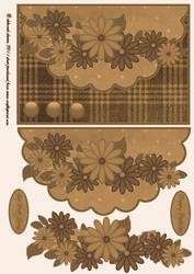 Taupe Florals