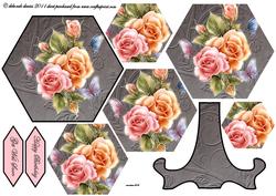 Rosieglow Plate Card Sheet