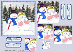 Snow Couple Pyramage