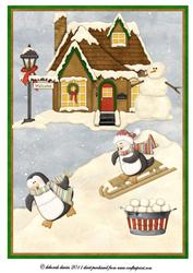 Penguin Toboggan Topper